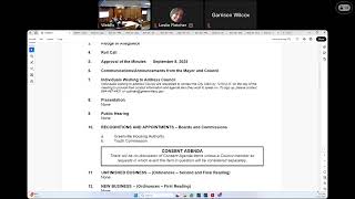City Council Formal Meeting | September 22, 2025