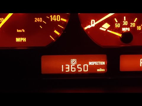 bmw e46 330d reset oil service light