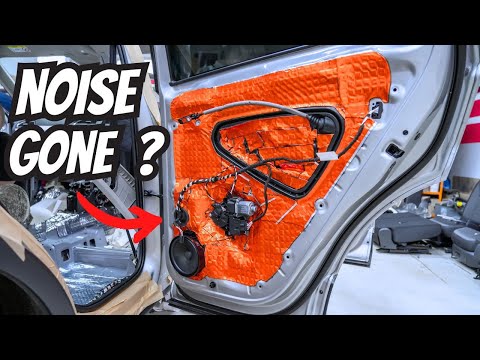 Does Soundproofing Car Doors Actually Work! BEFORE & AFTER
