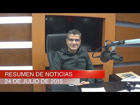 Resumen de noticias 24 de julio de 2015