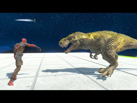 Deadpool Vs Every boss and Mini Boss on Animal Revolt Battle Simulator