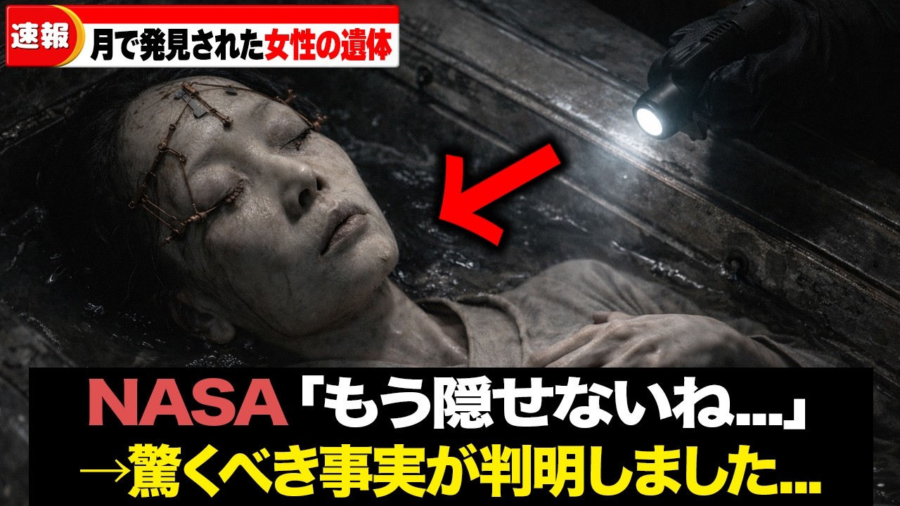 【ゆっくり解説】月面で発見された150万年前の巨大な船…NASAが絶句した「東洋人女性の遺体」の正体とは？【都市伝説  ミステリー】