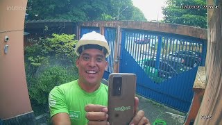 Instalação de alarme amt 2018 eg  finalizada com sucesso.