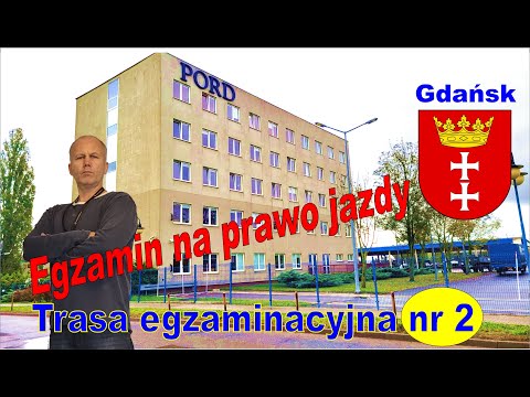 Egzamin na prawo jazdy TRASA EGZAMINACYJNA NR 2.