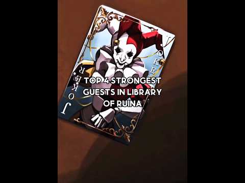 TOP 4 STRONGEST GUESTS IN LIBRARY OF RUINA #libraryofruina #lobotomycorporation #projectmoon