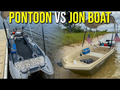 Plastic Pontoon vs Jon Boats | Tiny Boat Showdown!