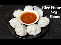 Rice Flour Veg Momo healthy & tasty recipe | Veg Momos with chutney banane ki recipe | Ashleena