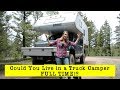 Truck Camper Tour | Young Couple Living & Traveling Full Time in Less than 120 sq ft! Truck Camper Tour | Young Couple Living & Traveling Full Time in Less than 120 sq ft!
