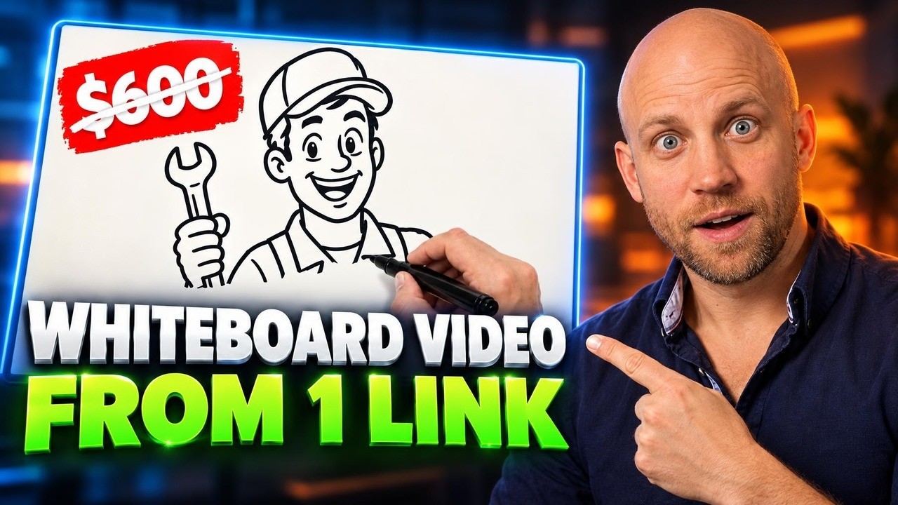 How to Make a Whiteboard Animation Video With AI (From One Link)
