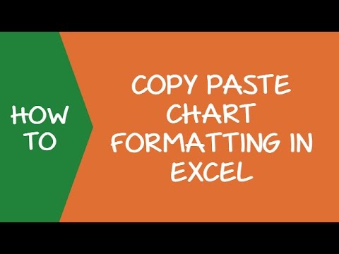 How to Copy Chart Graph Format in Excel
