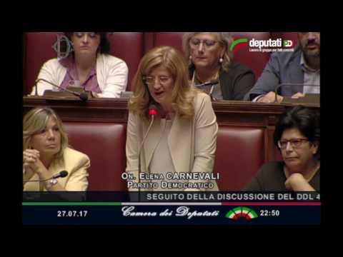 Dichiarazione di voto sulla questione di fiducia di Elena Carnevali sul dl vaccini