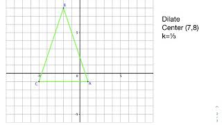 Dilations - Not Centered at Origin