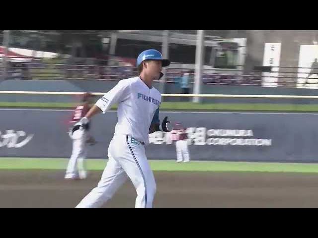 【ファーム】2打席連続直球破壊!! ファイターズ・渡邉諒がまたもストレートを捉えたソロホームラン!! 2022年9月11日  北海道日本ハムファイターズ 対 東北楽天ゴールデンイーグルス