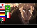 Erwin Says Shinzou Wo Sasageyo In 11 Different Languages Attack On Titan