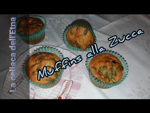 MUFFINS ALLA ZUCCA SENZA GLUTINE - Gluten-Free Pumpkin Muffins