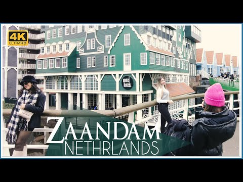 Walking Tour in Zaandam - Centrum - The great shopping area  - 2023 / 4k