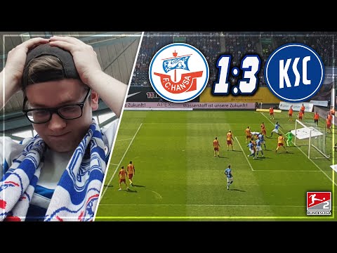 HANSA ROSTOCK vs KARLSRUHER SC 1:3 - Mein Stadion Vlog, bittere Niederlage | 2 Bundesliga 2021/2022