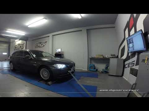 BMW 518D 143cv AUTO Reprogrammation Moteur @ 213cv Digiservices Paris 77 Dyno