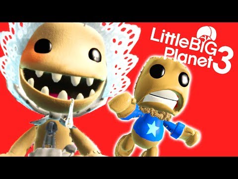 Kick The Buddy Escape From The Dollhouse - LittleBigPlanet 3 PS4 Gameplay