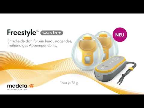 Freestyle™ Hands-free: Anatomisches Design, 3 Teile zu reinigen und ultraleicht.