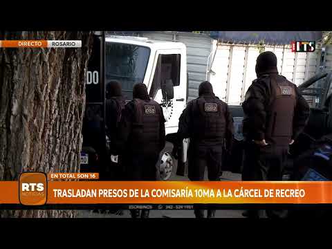 TRASLADAN PRESOS DE LA COMISARÍA 10MA A LA CÁRCEL DE RECREO
