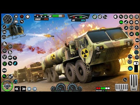 US Army Truck Simulator Games - Army Transport Cargo Offline Missions - Mobile Gameplay