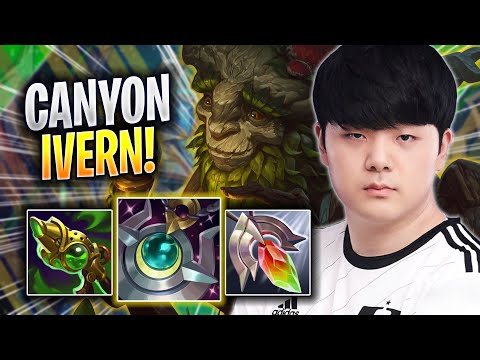 CANYON IS A GOD WITH IVERN! - DK Canyon Plays Ivern JUNGLE vs Rengar! | Season 2023
