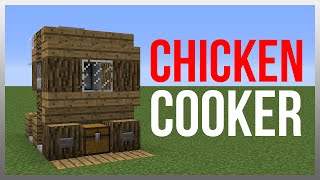 Minecraft 1.19: Redstone Tutorial - Chicken Cooker v2!