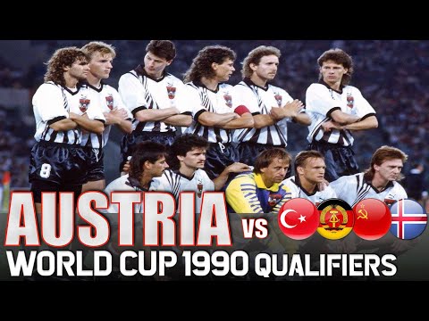 AUSTRIA World Cup 1990 Qualification All Matches Highlights | Road to Italy