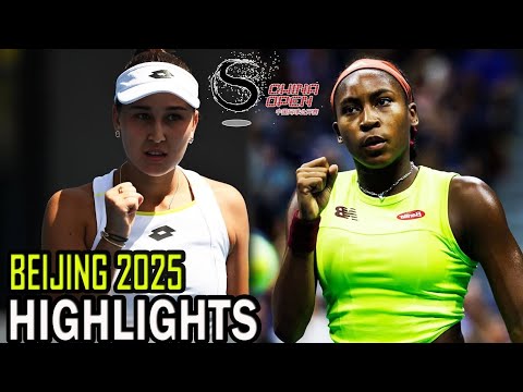 Coco Gauff vs Kamilla Rakhimova Highlights | Beijing 2025