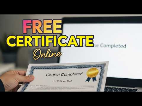 Top 5 FREE Online Courses With Industry-Recognized Certificates in 2025