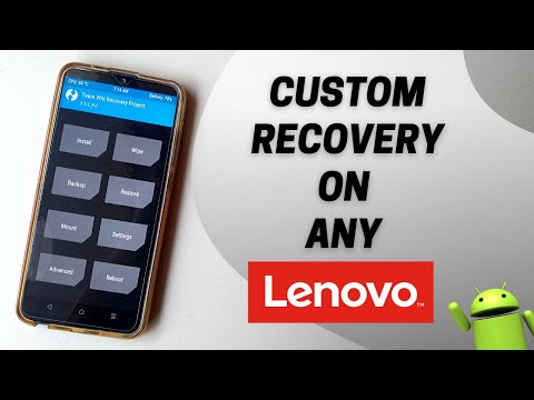 How To Flash Custom Recovery On Any Lenovo Phone | Flash TWRP Recovery On Lenovo | NO ROOT REQUIRED