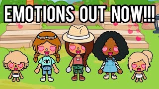 EMOTIONS OUT NOW | New Update in Toca Life World