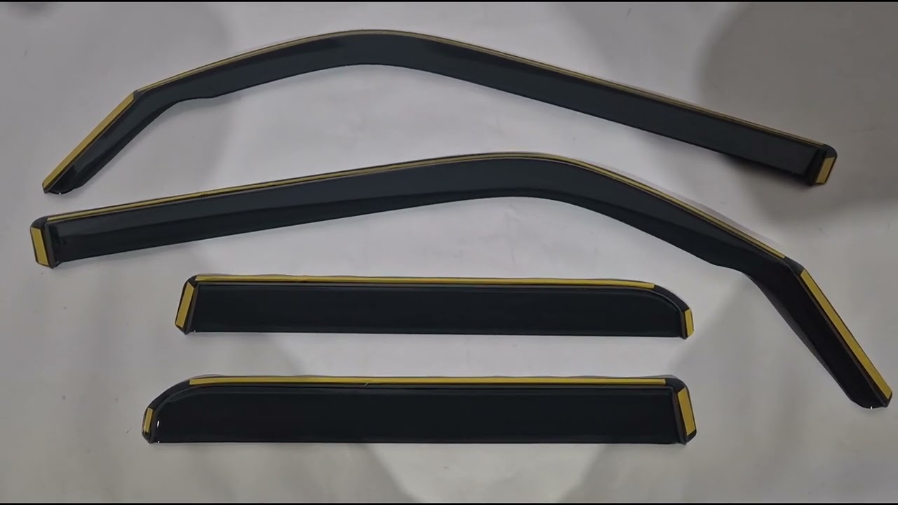 Zeekr 001 2021- гг. Вставные ветровики Niken Luxury (4 шт) Video 1