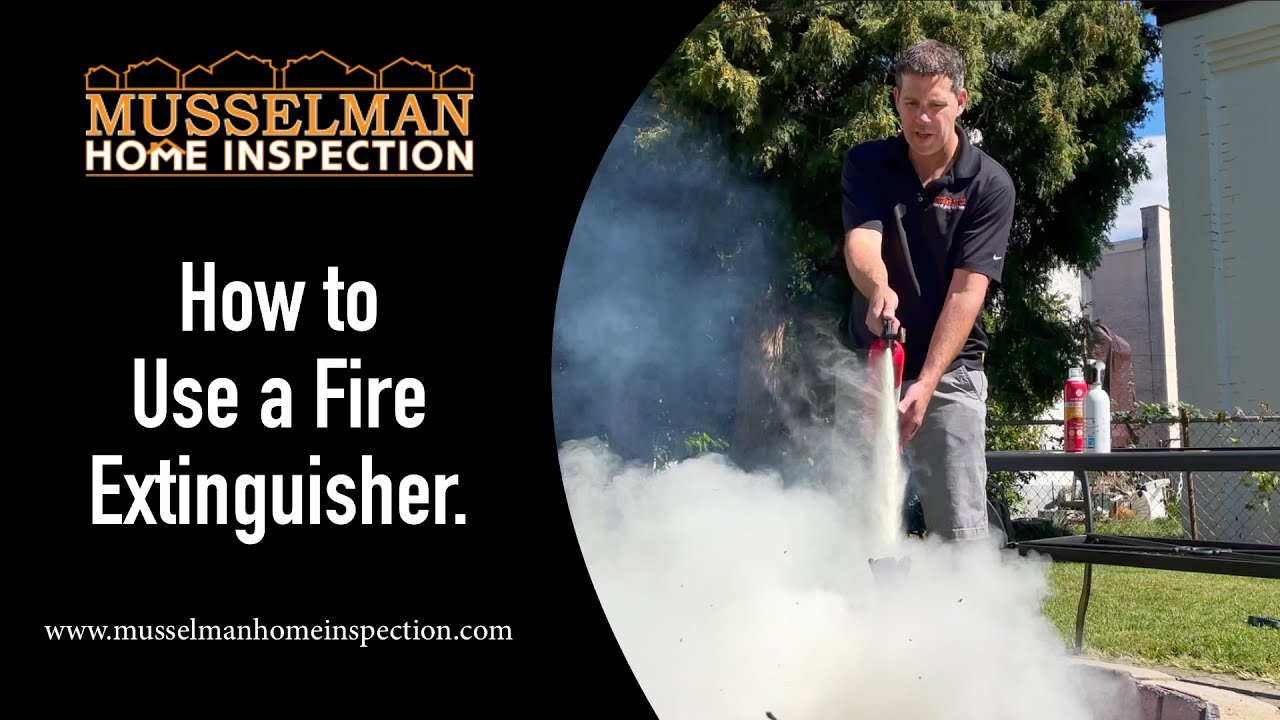 How to Use a Fire Extinguisher - Traditional and Aerosol