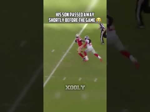 His Son Passed Away Shortly Before The Game… 🥺😭 #shorts #nfl #viral