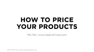 How To Price Your Products: Handmade Business Pricing Formula That Works