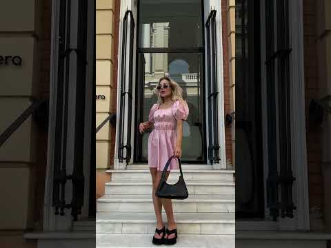 Летнее платье мини с длинными рукавами коттон размеры норма - фото 1 - id-p1875657511