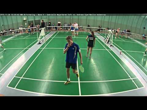 HBK M-Turnering - Bane 5 - Gabrielle Bøje/Søren Toft vs. Andreas Kjær/Emilie Aalestrup