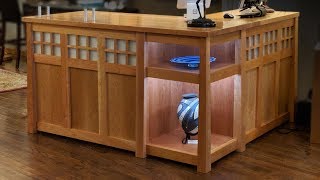 Building A Reception Desk For An Art Gallery - Woodworking