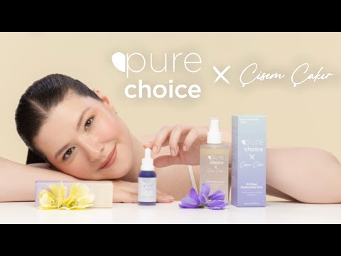 Pure Choice x Çisem Çakır │ new products 💙💜 Peptide Complex Serum + Bi-Phase Moisturizing Tonic