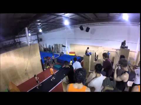 Foot Loose Jake Murray ANW @ Brian Arnold's Ninja Smackdown, Stage 1, fastest run of the night!