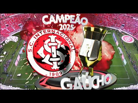 APITO FINAL E COMEMORAÇÃO - INTERNACIONAL CAMPEÃO GAÚCHO 2025 - RBS TV