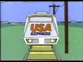 USA Cartoon Express With Bumpers Commercials 80 S