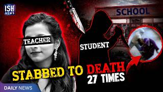 Faridabad Teacher Stabbed to Death 27 Times Inside School Premises: Video Goes Viral