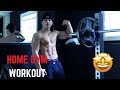 Back and Biceps Walkthrough| Home Gym |17 Year Old Natural Bodybuilder|