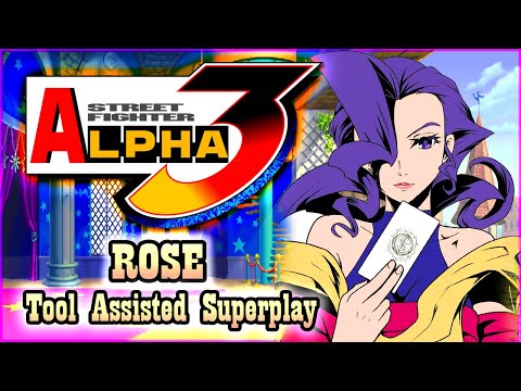【TAS】STREET FIGHTER ALPHA 3 (PSX) - ROSE 🌹
