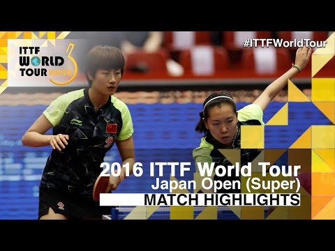 2016 Japan Open Highlights:  Ding Ning/Li Xiaoxia vs Liu Shiwen/Zhu Yuling (Final)