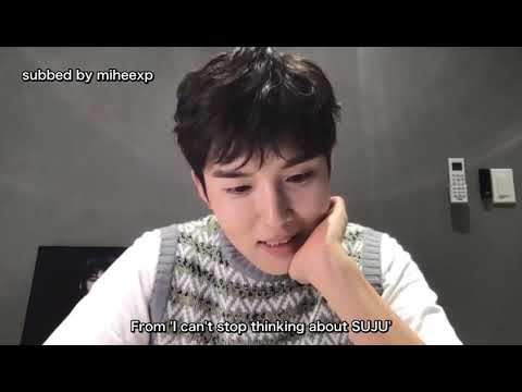 [ENG SUB] I'm Super Junior's Ryeowook - toughest time being an idol