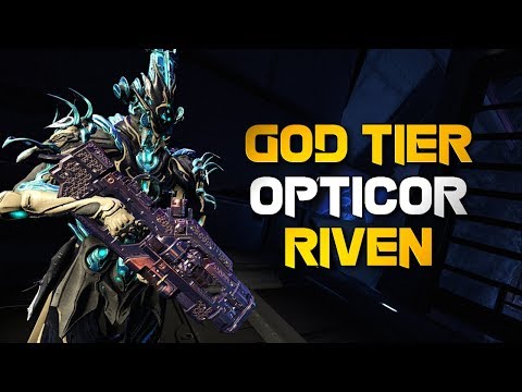 Warframe: HOW A GOD TIER OPTICOR RIVEN LOOKS LIKE